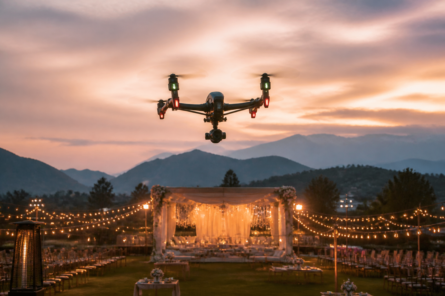 Corporate event aerial coverage